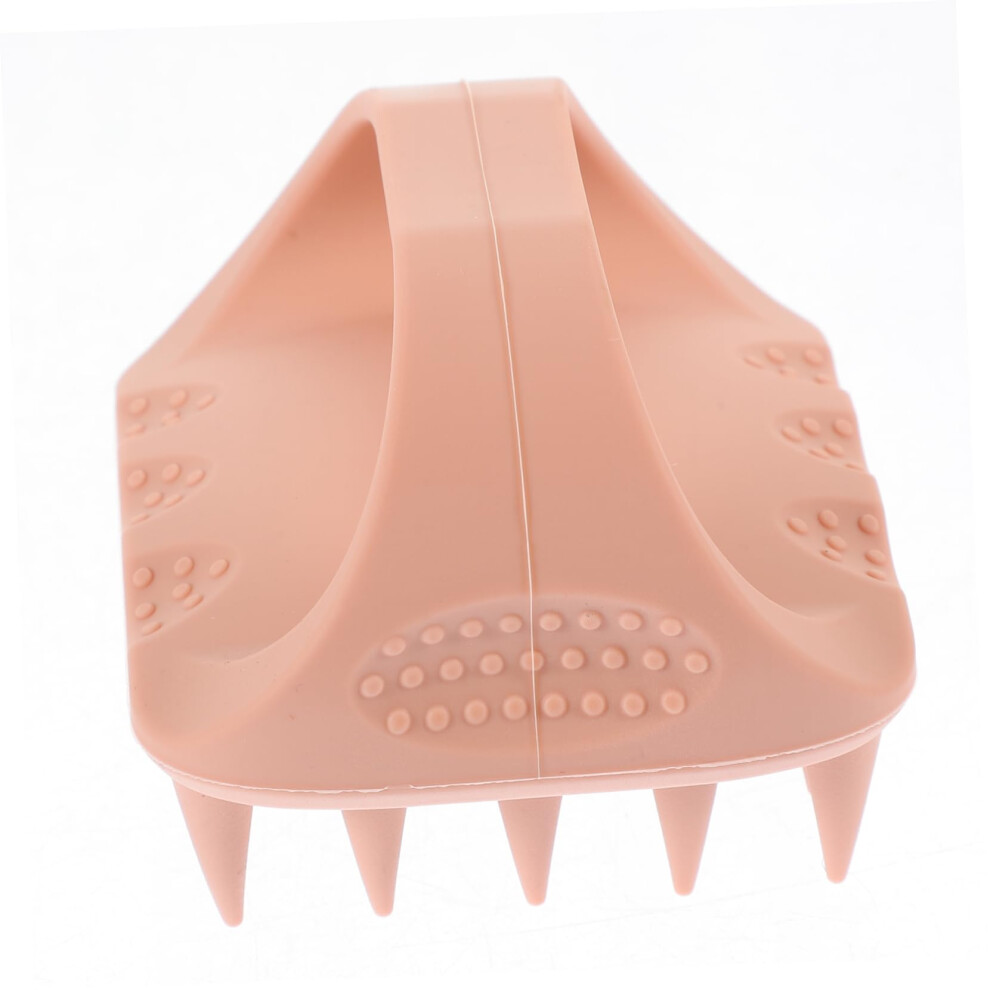 Silicone Scalp Massage Brush for Stimulating Blood Circulation and Hair Care