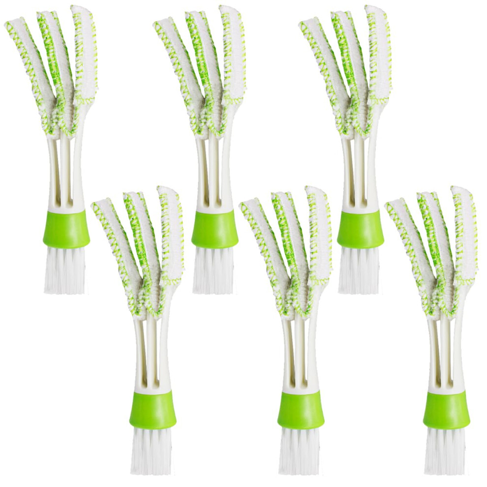 Mini Duster For Car Air Vent Set Of 6 Automotive Ac Cleaner And Brush Dustcollector Cleaning Cloth Tool For Keyboard 9365049869287