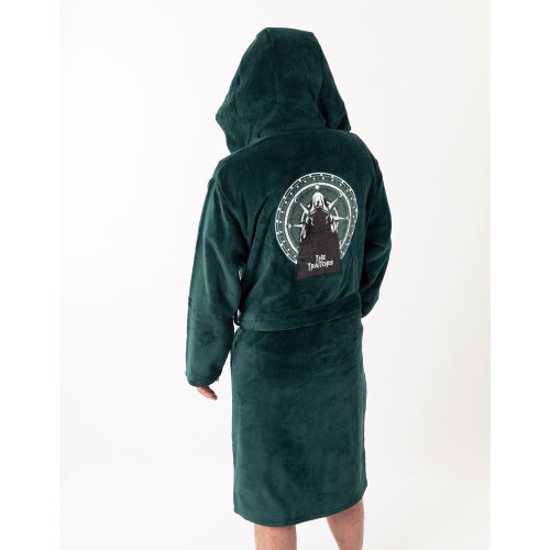 (Large) The Traitors Hooded Bathrobe (Unisex Green) 1