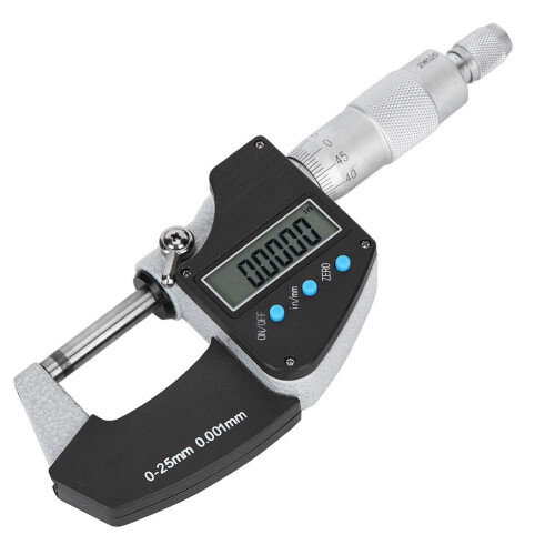 025mm Electronic Micrometer with Large Screen,  Accuracy, 0.001mm Resolution 1