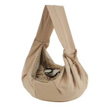 Small Dog Carrier, Reversible Cat Carrier, Pet Dog Purse, Puppy Chest Bag, Puppy Carry Strap with Bag for Small Dogs and Cats khaki