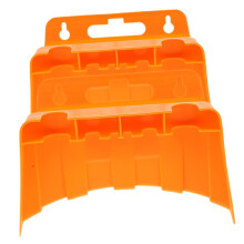 2 wallmounted hose holders for garden and irrigation hoses – sturdy storage solution