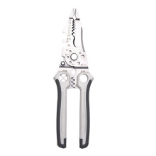 Wire Stripper Crimp Tool For Electrical Cables, Cable Cutter And Terminal Crimper, Model 014c, HeavyDuty Ergonomic Pliers