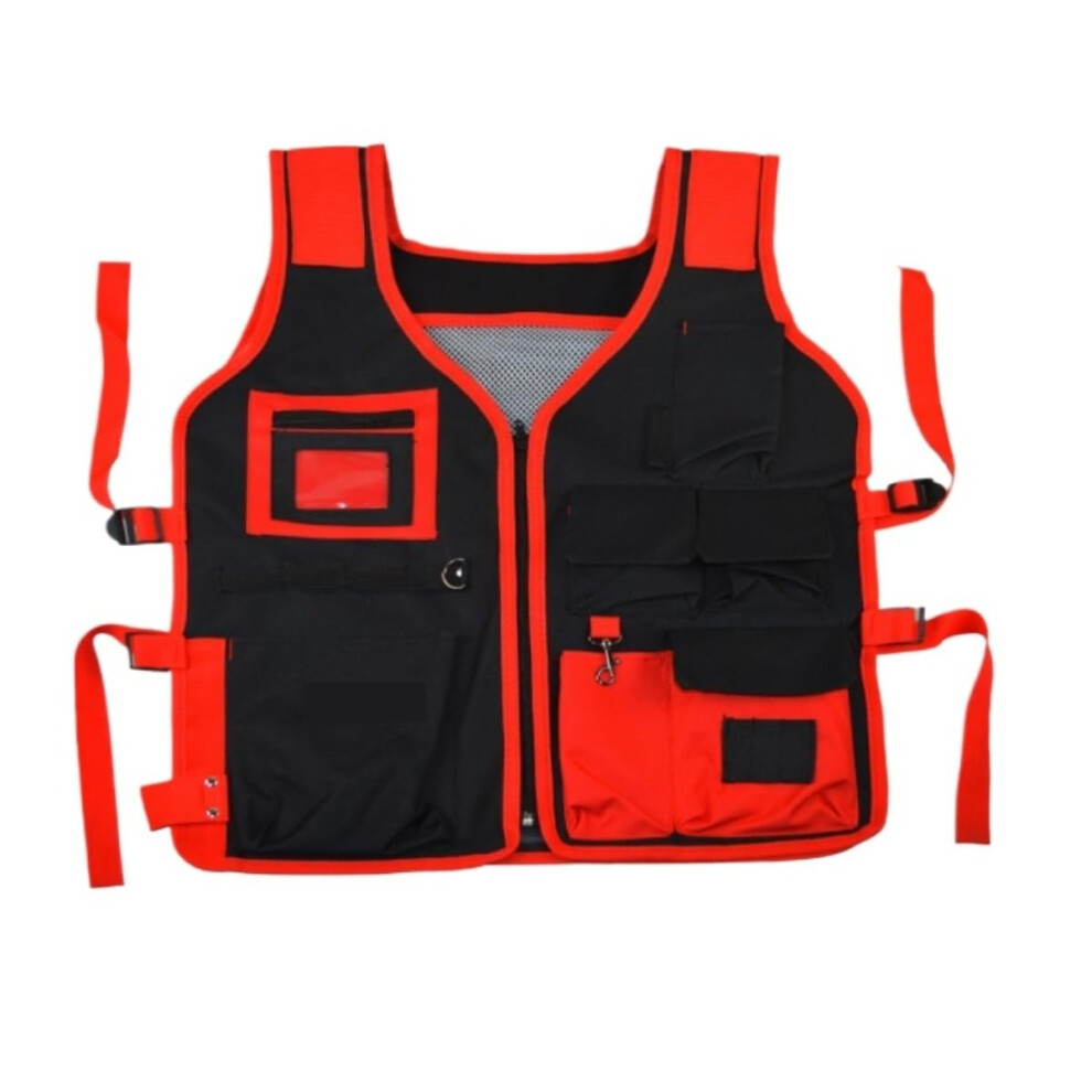 Hivis Vest, Visible Tool Vest With Reflective Strips, Vest, Electrician Vest, Reflective Vest, Rossol 9365049836500
