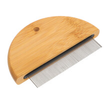 1 piece beauty comb pet detangling brush cat grooming comb wooden handle