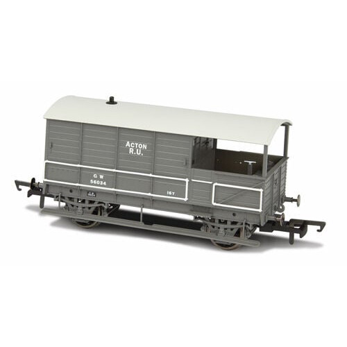 Toad Brake Van GWR 4 Wheel Plated (Late) Acton 56034