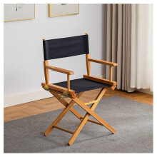 Professional Directors Chair Beech Wood Frame Foldable Oxford Fabric Seat Makeup Artist Portable Travel Stool