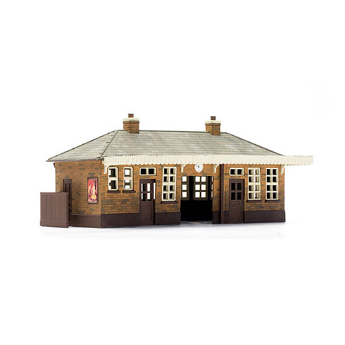 OO Railway Station Building - Booking Hall plastic kit Dapol Kitmaster C014