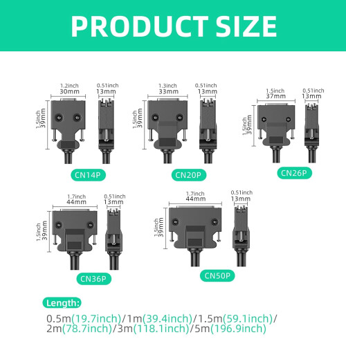 SCSI Cable CN20P Connector 2M with Secure Lock for Tape Drive and Scanner MultiDevice Use 1