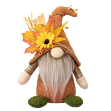 Festival Thanksgiving Gnome Figure with Bendable Hat-Mens style