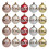 Beautiful Star Patterned Sphere Tree Baubles Festival-Gold 2