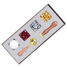 Brass Stamp & Wood Handle Seal Stamp Set for Letter Party-Set 1
