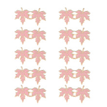 10 Pairs Jeans Button Pins Trousers Waist Tightener-Pink Color