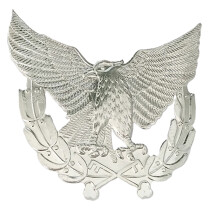 Star Emblem Roleplay Captain Costume Hat-silver eagle hat