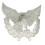 Star Emblem Roleplay Captain Costume Hat-silver eagle hat 1