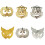 Star Emblem Roleplay Captain Costume Hat-silver eagle hat 2