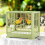 Breathable Bird Villa Cage Spacious Ventilated Birdcage-Gray 2