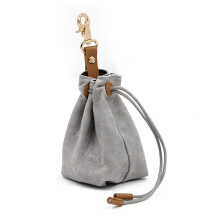 Practical Dogs Treats Pouch Training Waist Bag for Outdoor-Gray