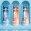 Foldable Pet Water Bottle Convenient Dog Drinking-lake blue 6