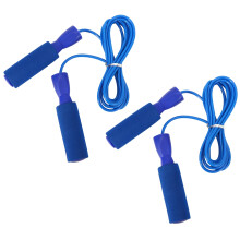 Speed-Springseil mit Kugellagern, Hochgeschwindigkeits-Springseil für Männer, Frauen und Kinder, Blau, 2er-Pack, perfekt für Ganzkörpertraining,