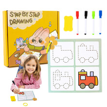 Wipe Clean Preschool Work Books, Write and Delete Book for Toddlers  Reusable Tracing Books for Children Aged 3 to 5