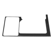 Accesorio de decoración interior con acabado de fibra de carbono, adhesivo embellecedor de alta calidad para el marco de la palanca de cambios del