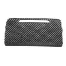 Ornamente pentru scrumieră interioară, autocolant din fibră de carbon ușor de instalat pentru BMW Seria 5 F10 2011-2017, capac decorativ