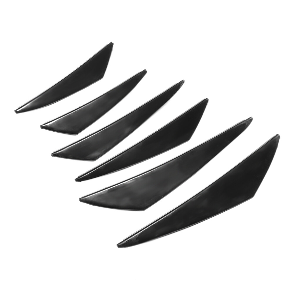 Front Bumper Spoiler Fin Uni Front Bumper Splitter Perfect Protect Air Resistance Reduction Dur Quality Strong Elastic Performance Easy Install Kit 9190834517872