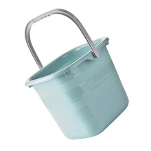 Portable 11l Blue Plastic Water Bucket With Handle For Cleaning Gardening And Household Use Multipurpose Mop Bucket