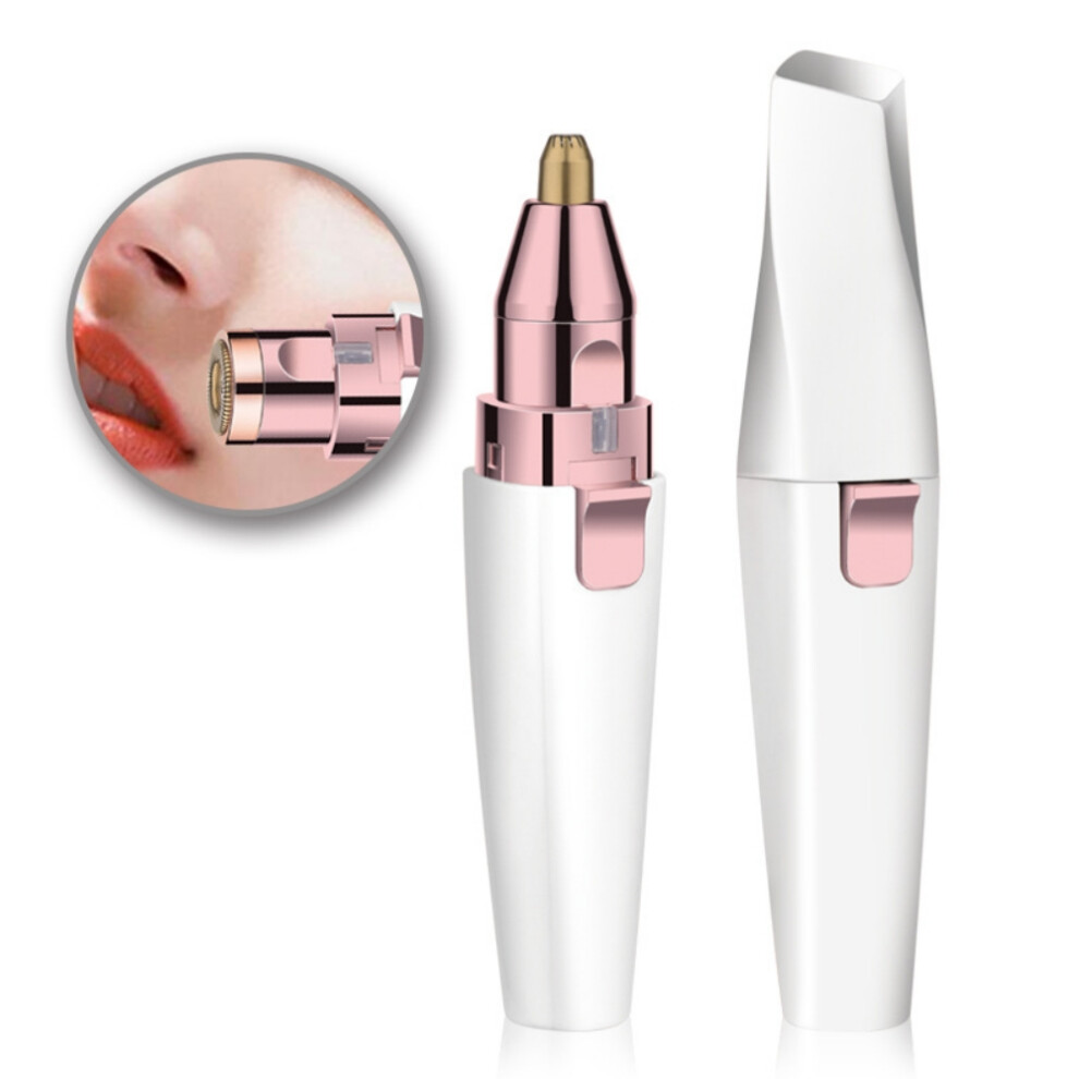 Eyebrow Razor, Facial Hair Remover for Women, (USB Rechargeable) 2 in 1 Eyebrow Trimmer with Painless Hair Removal, Suitable for Lip, Chin, Bikini