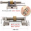 Smooth And Safe Sharpening Guide, Chisel Sharpening Brass Pulley for Planer Blades, Aluminum Alloy Body Ensuring Fixed Angle Multipurpose Tools 3