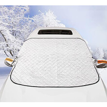 Krasbestendige voorruithoes, ijs- en sneeuwbescherming voor auto's, SUV's en vrachtwagens, universele compatibiliteit, gelaagde bescherming,