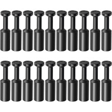 Pneumatic Blanking Plugs for 6mm OD Tube, Cap Style Push to Connect Fittings Easy to Use Wide Applications, Pneumatic Air Plug Fittings Dustproof and