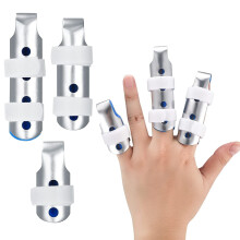 Metal Finger Support, Comfortable & Breathable Design for Universal Fit, Premium Materials Aluminum Splint for Adjustable Height and Malleable