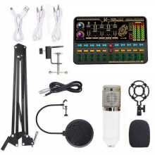 Smart Voice Changer Multifunctional Live SK500 Sound Card BM800 Microphone Set