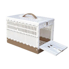 Plastic Foldable Pigeon Cage With Handle Portable Bird Travel Carrier For Training And Release Competition