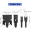 Networking Debugging Cable RJ45 To DB9 Serial Port Extension Cable DB9 Male Head 2m 3