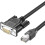 Networking Debugging Cable RJ45 To DB9 Serial Port Extension Cable DB9 Male Head 2m 2