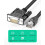 Networking Debugging Cable RJ45 To DB9 Serial Port Extension Cable DB9 Male Head 2m 4