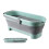 Compact Folding Mop Bucket Rectangular, Foldable Cleaning Tool, Green Container For Home, Laundry, Kitchen 1