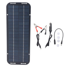 Solar Panel For Car Battery High Efficiency Monocrystalline Solar Charger, Weatherproof Lightweight Solar Panel With USB Output Suitable For RV Boat