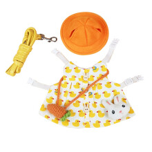 3 Sizes Chinchilla Hamster Squirrel Harness and Lead Set with Hat Dress Small
