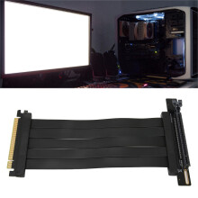 Speed PCI Express Extender PCIe 4.0 Riser Cable 90Degree Flexible GPU Extension For RTX 4090/4080/4070 20cm