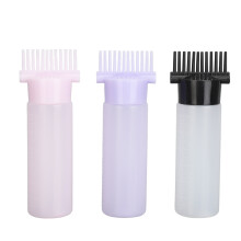 Applicatorfles met kam voor haarkleuring en haarolie, met een strakke afwerking, nauwkeurige dosering, ergonomische grip, gemakkelijk schoon te maken