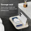 Folding wall shelf, bathroom stand, extra storage floating bracket  Practical shelf for towels, clothing 2