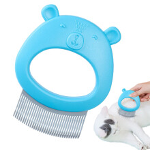 Detangling Brush for Cats, Comb, Undercoat Hair Removal Device, Pet Massage Brush, Sky Blue