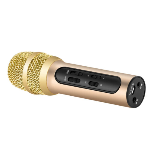 Vocal Microphone for Karaoke Recording, Comfortable Handheld Clip On Microphone