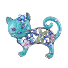 1 Piece Alloy Cat Brooch Creative Drop Oil Brooch for Women Decoration for Clothing for Weddings Parties Everyday Fashion Accessory for Dresses Coats