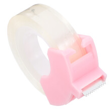 Desk Tape Dispenser Roze, Herbruikbare Tape Cutter Voor Kantoor