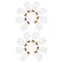 16Stk Christmas Booze Balls: 50Ml Sternförmige Gläser Mit Aludeckeln